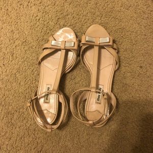 miu Miu flat sandals